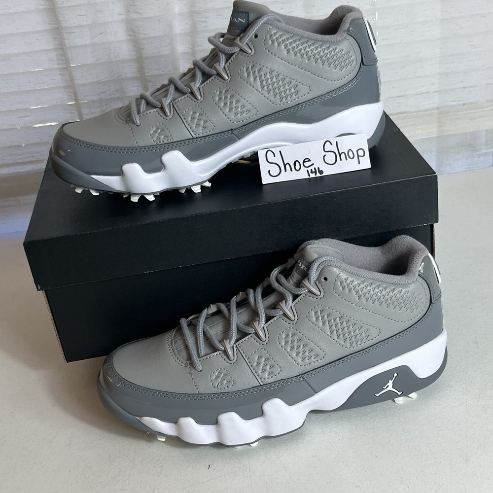 Nike Air Jordan 9 G Cool Grey Golf Shoes FJ5934-001 Men Size 7.5 / Women Size 9
